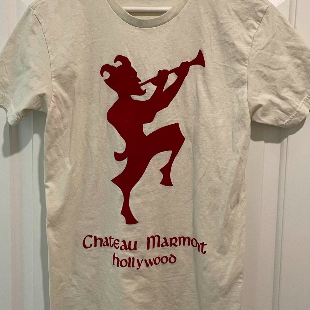 Gucci Marmont Hotel Hollywood White Tee